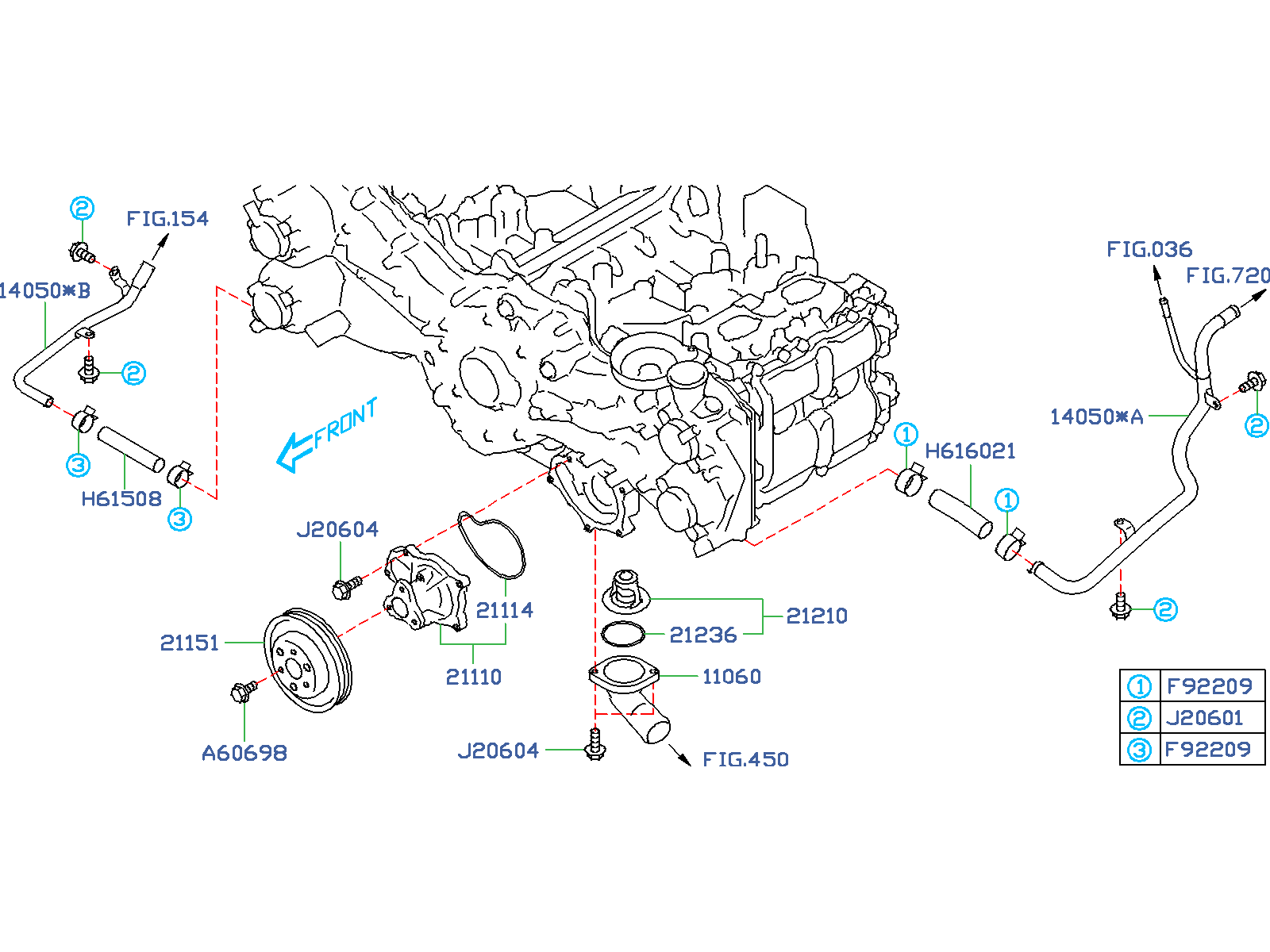 Subaru Forester Engine Coolant Thermostat - 21210AA181 | Subaru Part